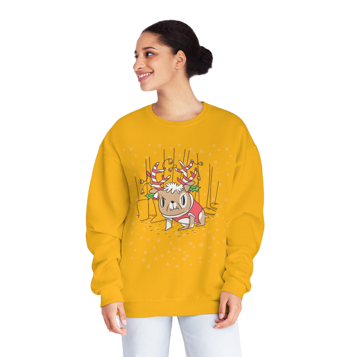 "Reluctant Reindeer" Unisex NuBlend® Crewneck Sweatshirt