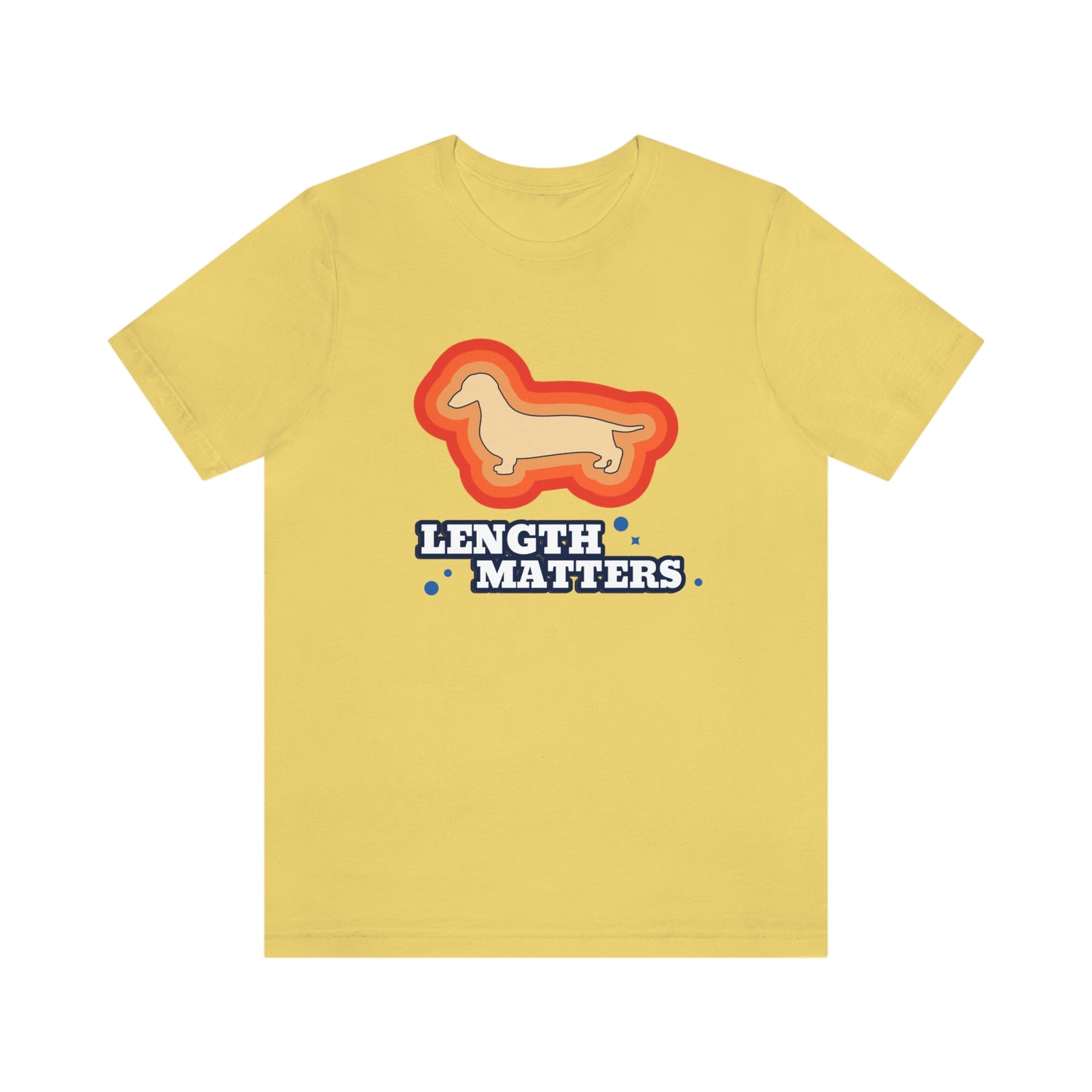 "Length Matters" Unisex Jersey Short Sleeve Tee