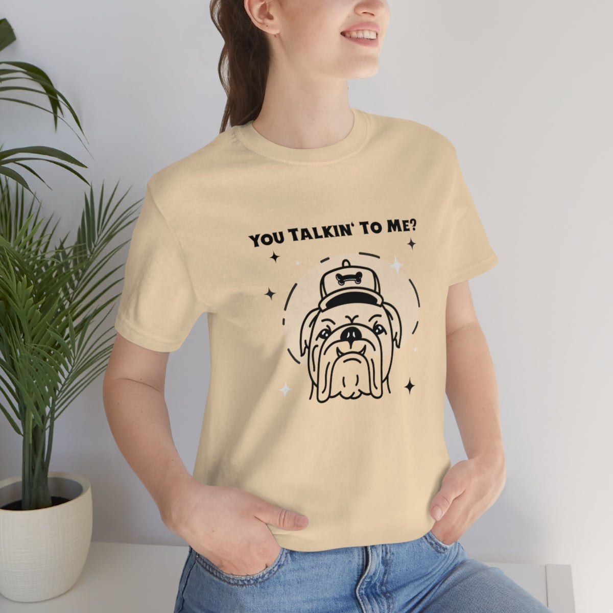 "You Talkin' To Me?" Unisex Jersey Short Sleeve Tee