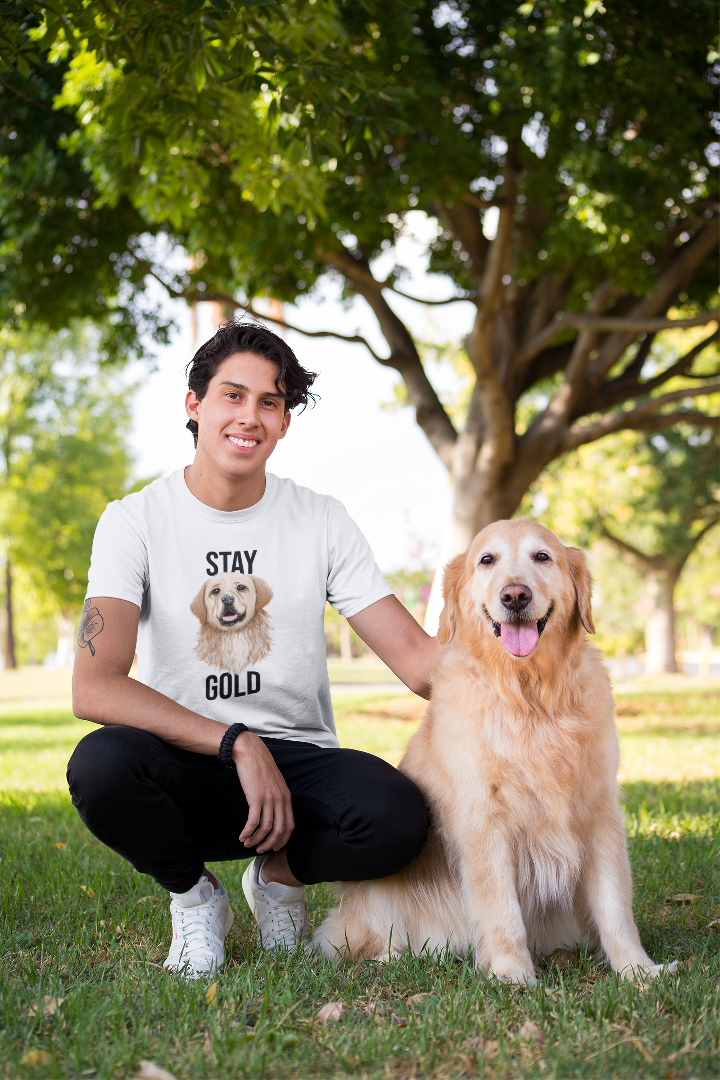 “Stay Gold” Golden Retriever Shirt